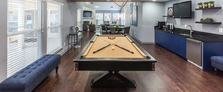 Space required for a pool table